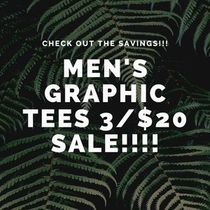 3/$20 Sale on Graphic Tees